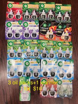 Air wick essential oils bundle