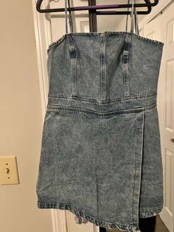 Denim romper