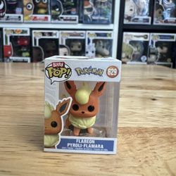 BITTY Flareon Pokemon Funko Pop #629 Pokémon Vinyl Figure TCG Niantic Eevee Fire