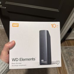 External Hard Drive WD Elements 10 Tb