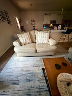 Leather Loveseat & Sofa