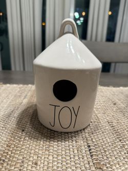 Rae Dunn Joy Birdhouse Christmas