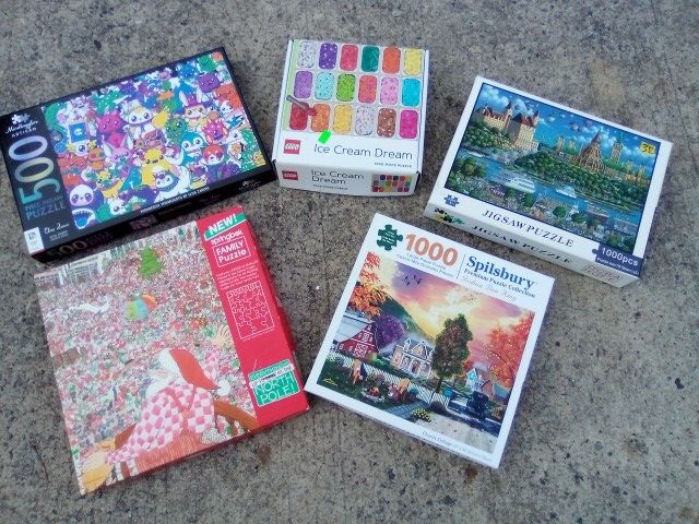 Lot Of 6 Jigsaw Puzzles 11.00