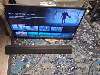 42 inch T.V. comes with fire stick and sound bar with remote