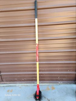 54" Harwood Handle Dual Wheel Rotary Edger