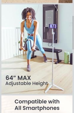 Magnetic Phone Tripod for iPhone MagSafe, 64"