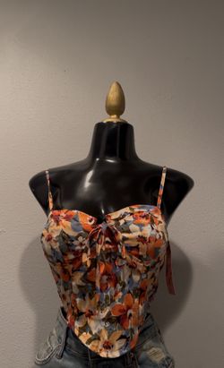 New Corset Cami Floral Top