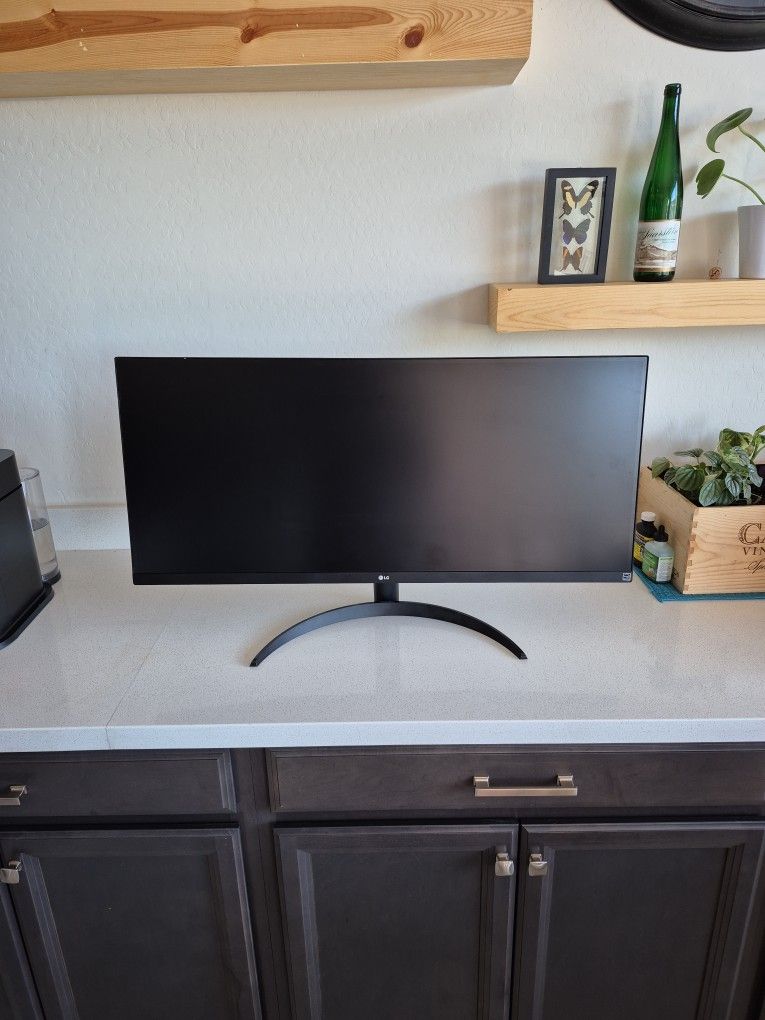 LG - 34" IPS LED UltraWide FHD 100Hz AMD FreeSync Monitor with HDR (HDMI, DisplayPort) - Black