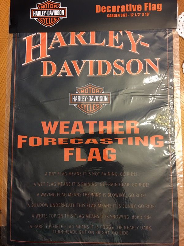 Harley Davidson garden flag