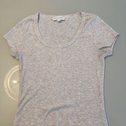 Grey Crop T-shirt Small