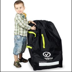 XX Car Seat Travel Bag For Airplane With Padded Backpack Shoulder Straps, Gate Check Bag, Car