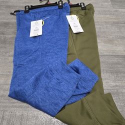 NWT Wonder Nation Boys 6-7 Blue/Green Joggers $10 Both 
