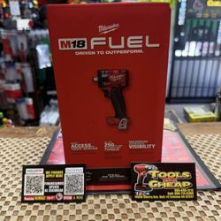 Milwaukee M18 FUEL GEN-3 18V Lithium-Ion Brushless Cordless 1/2 in. Compact Impact Wrench with Friction Ring (Tool-Only)