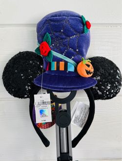 🎃🖤 Shanghai Disney Official Halloween Mickey Ears 🖤🎃