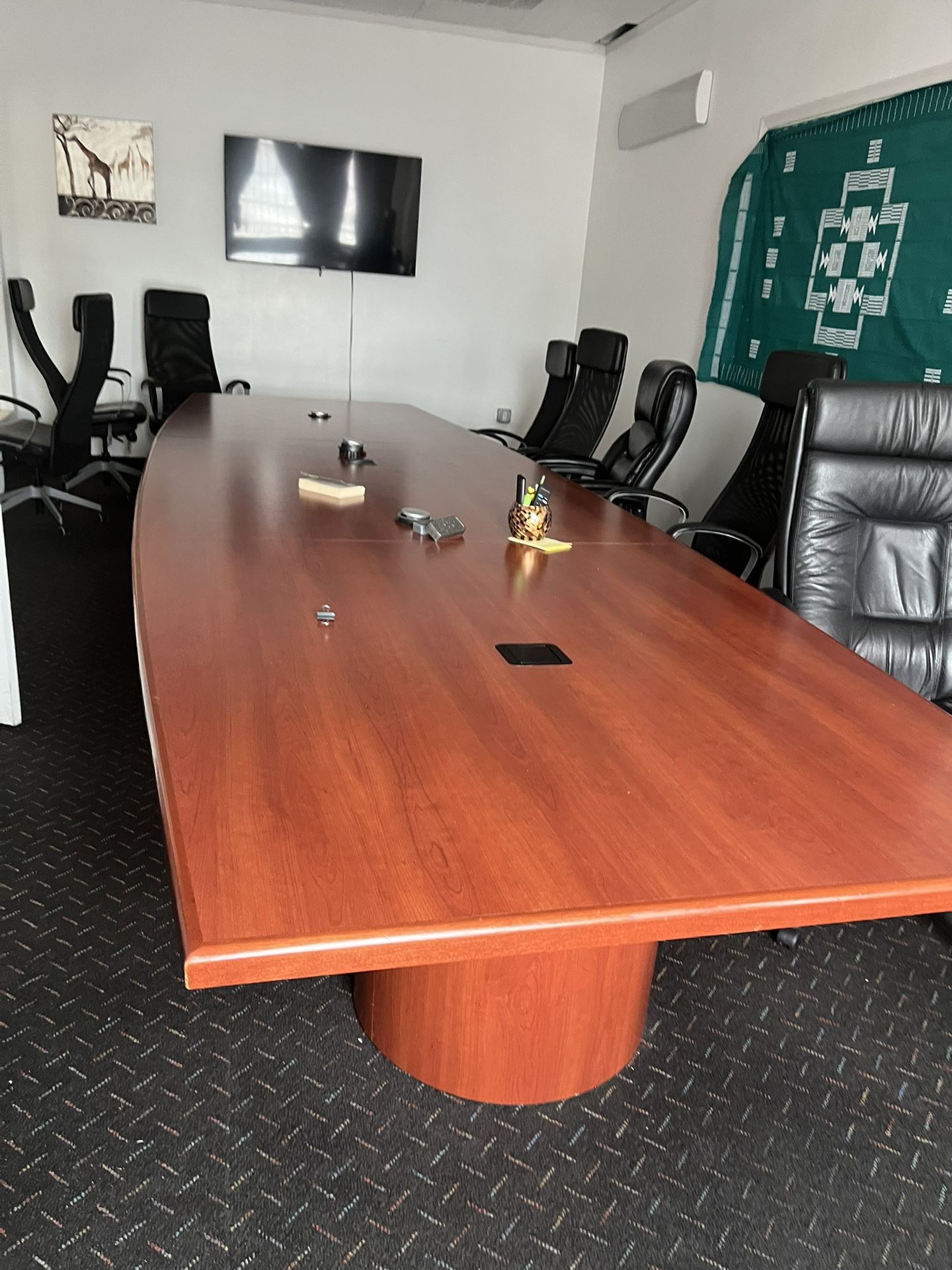 Mahogany Conference Table