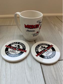 Disney Studios Collection Walt Walt Disney Studios Mickey Mouse Mug & Coaster Set