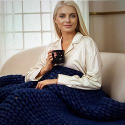 Weighted Idea knitted Weighted Blanket