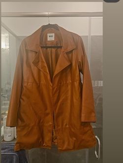 Leather Brown Coat
