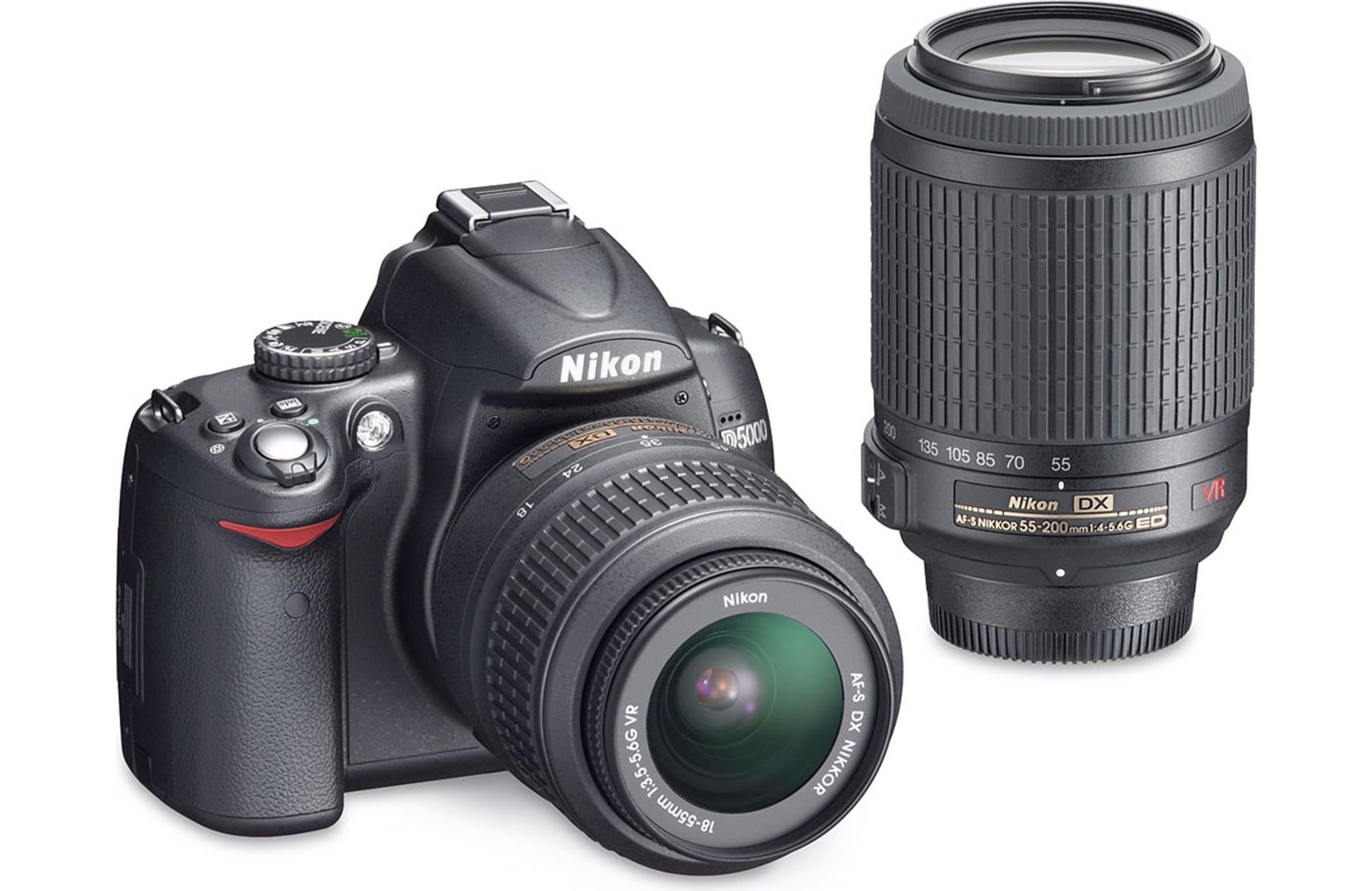 Nikon D5000 W Two-lenses 