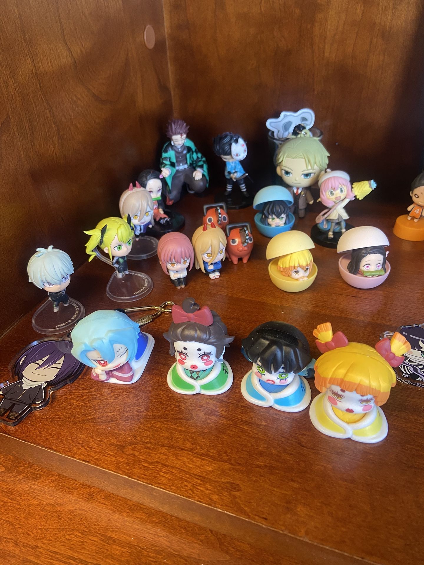 Anime Figures, Keychains, Cards, Misc.