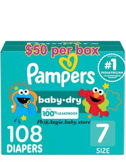 Pampers baby dry size 7 (108 counts)