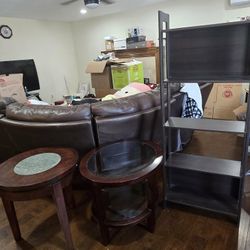 2 Side Tables & 1 Display Shelf