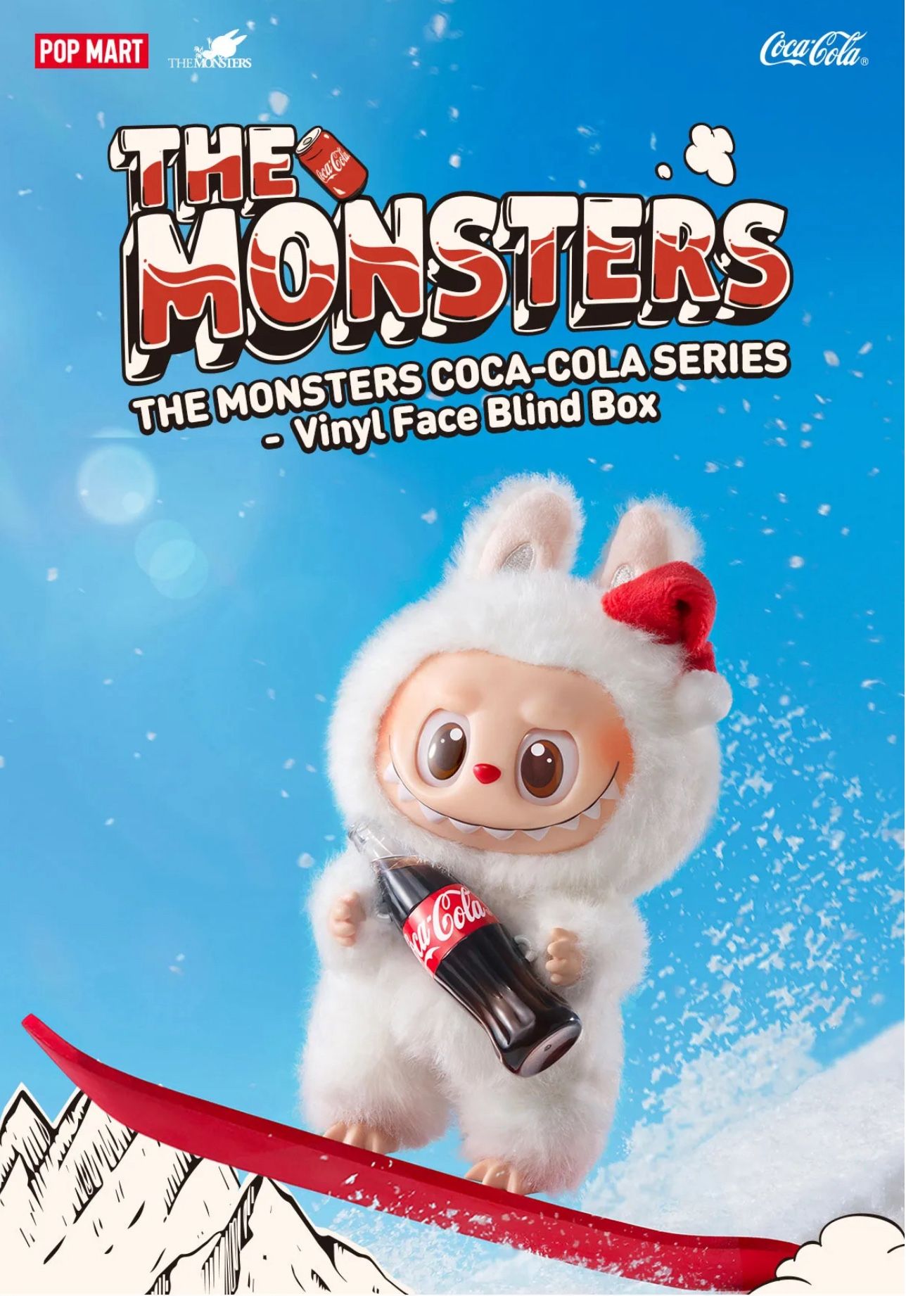 THE MONSTERS COCA-COLA SERIES-Vinyl Face Blind Box Authentic