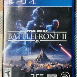 Star Wars Battlefront II - Sony PlayStation 4 With Case Tested/Works!