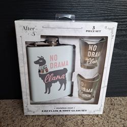 Llama Flask Set 