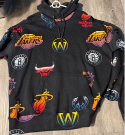 Hollister NBA All-Team Logo Pullover Hoodie Size M