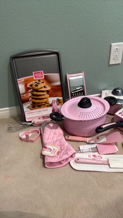 Good Cook Pink Kitchen Baking Set Bundle
