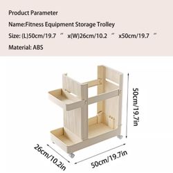 Yoga Mat Holder Storage On Wheels