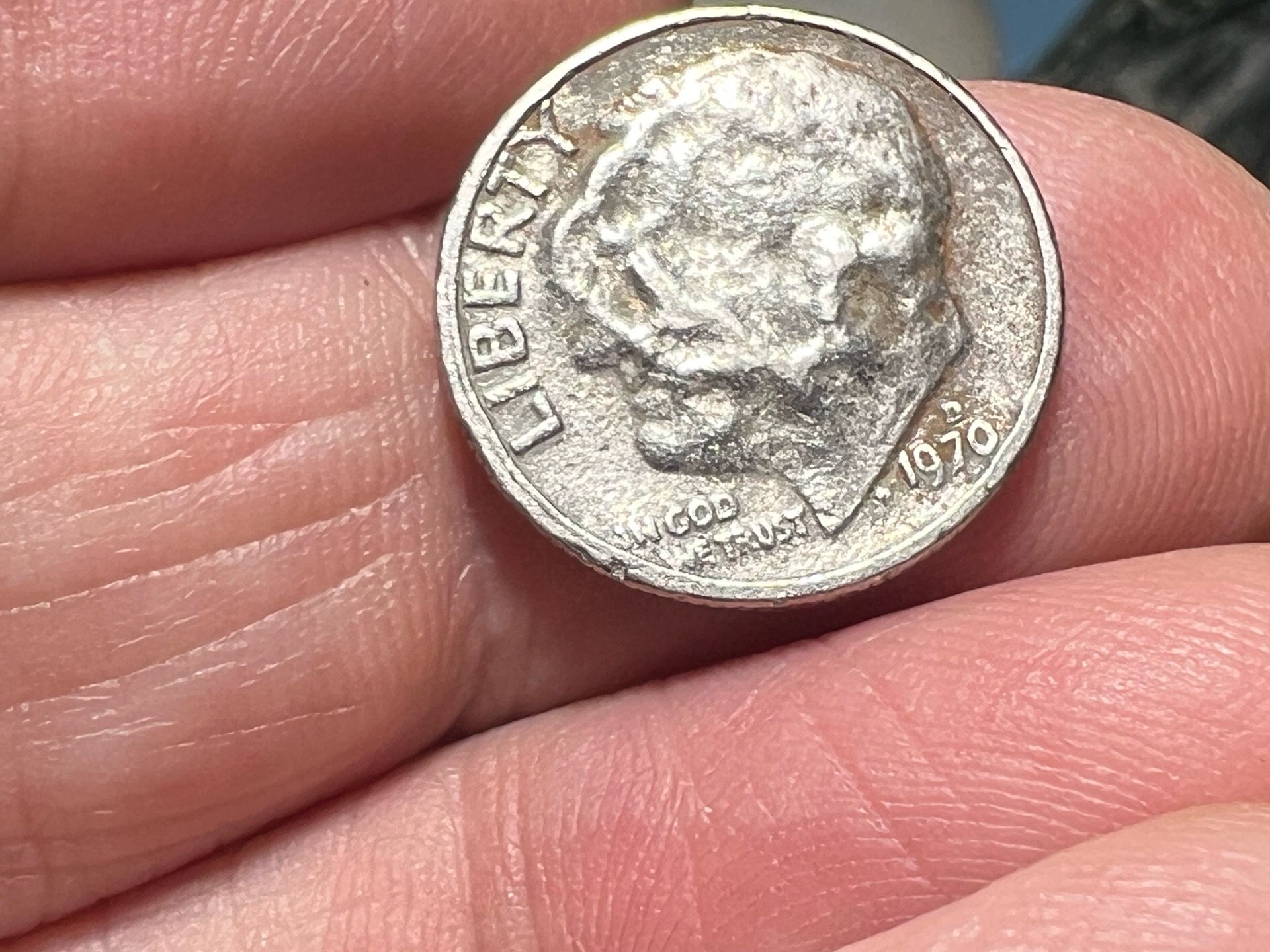 Rosevelt Dime "Error"