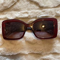Salvatore Ferragamo SF965S 634 Crystal Burgundy Sunglasses