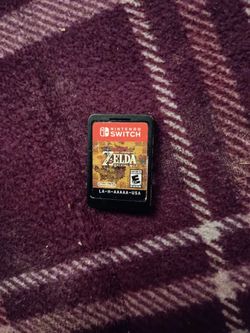 Zelda breath of the wild Nintendo switch *GAME ONLY! NO BOX*