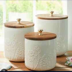 JUEGO DE 3 BOTES WILDFLOWER 