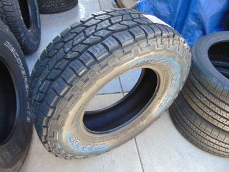 4 New LT 265 70 17 Cooper Discoverer AT3 LT Tires 10PLY OUTLINED WHITE LETTERS Date 2024