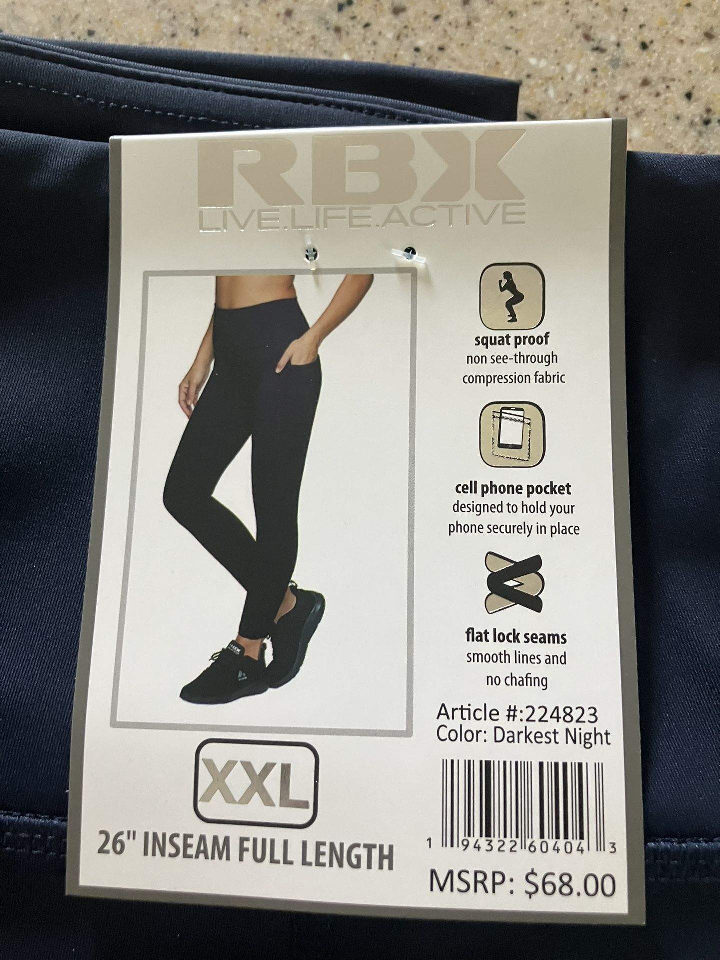 RBX Active Leggings Size Xxl NWT