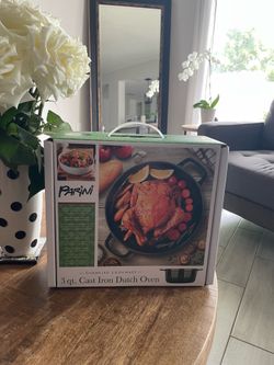PARINI 3qt. Cast Iron Dutch Oven