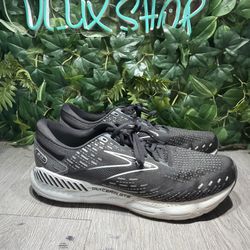 Brooks Mens Glycerin GTS 20 1103831D059 Green Running Shoes Sneakers Size 14 D