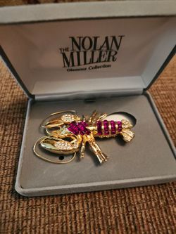 Nolan Miller Crab Broach