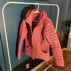 Lululemon Pink Packable Coat Size 14