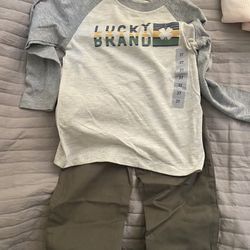 Set Of 2 Pieces Lucky Brand Boys And Girls.  