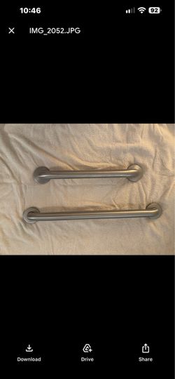 Grab Bar set. 18” and 24”