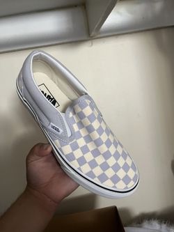Checkered Vans Blue/gray