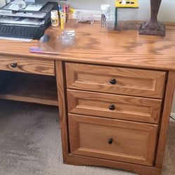 Solid Oak Desk