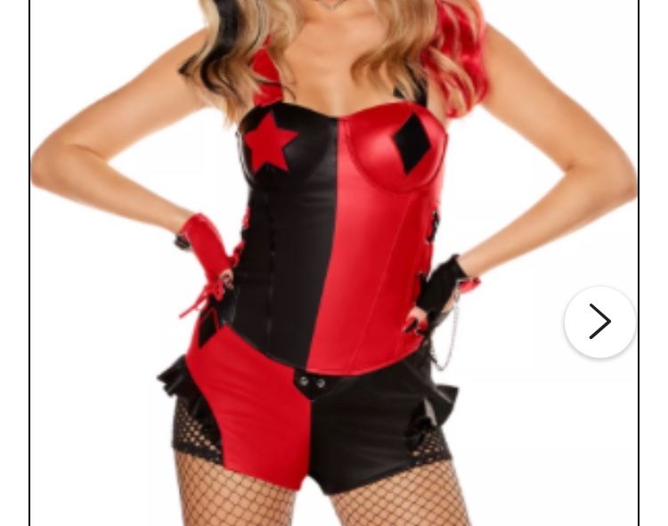 Make an offer: Harley Quinn Halloween Costume Outfit