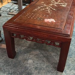 Oriental Asian Style Wood Coffee Table