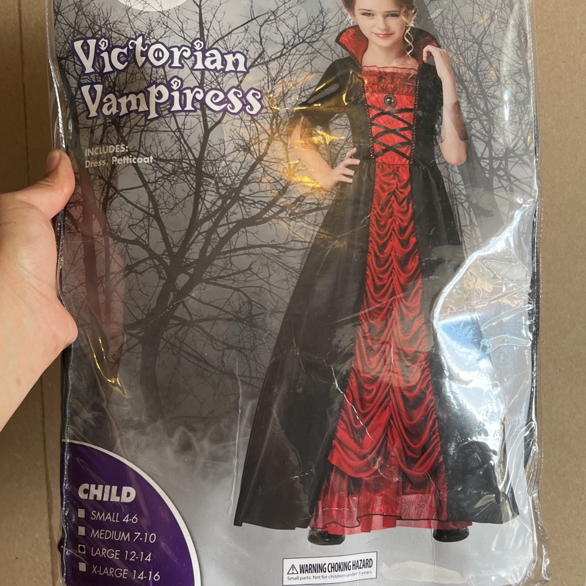 Victorian Vampiresa Costume Girls