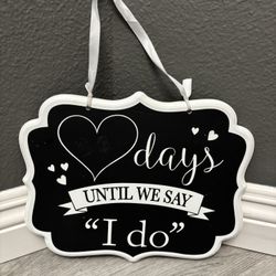 Wedding Chalkboard Decor